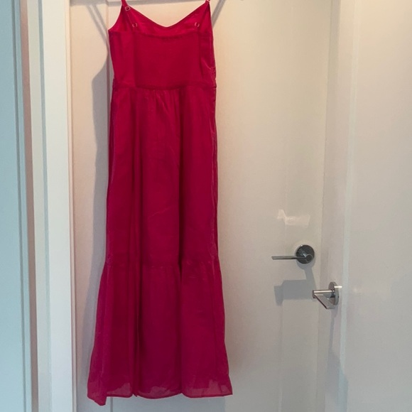 Pink Spaghetti Strap Sundress - Picture 4 of 5